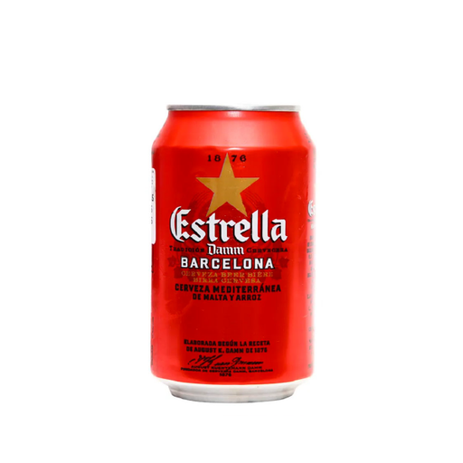 Cerveza Estrella Barcelona Lata 330 ml