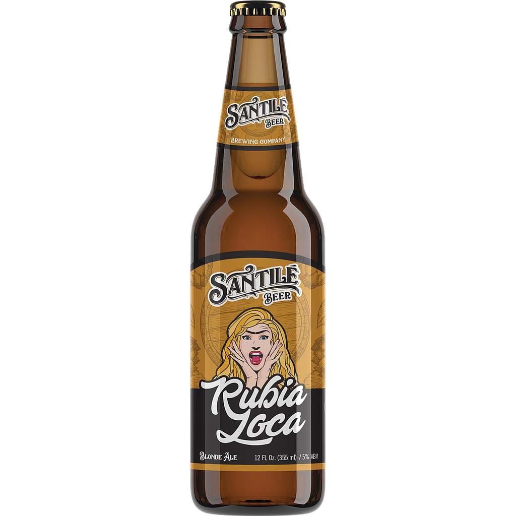 Cerveza Santilé Blonde Ale (Rubia Loca) LATA