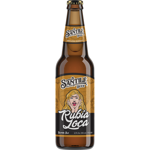 Cerveza Santilé Blonde Ale (Rubia Loca) LATA