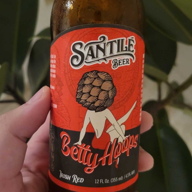 Cerveza Santilé Irish Red (Betty Hoops) LATA